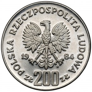 Próba NIKIEL 200 złotych 1984 Los Angeles