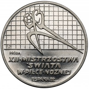Próba NIKIEL 200 złotych 1982 XII MŚ w piłce nożnej - Espana