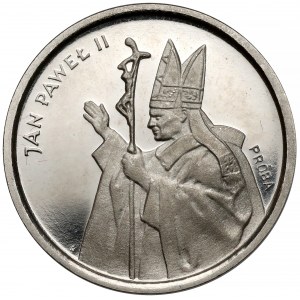 Próba NIKIEL 1.000 złotych 1987 Jan Paweł II - z krzyżem