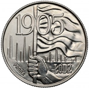 Próba NIKIEL 20 złotych 1980 Łódź 1905