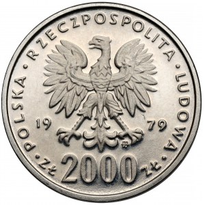 Próba NIKIEL 2.000 złotych 1979 Mieszko I