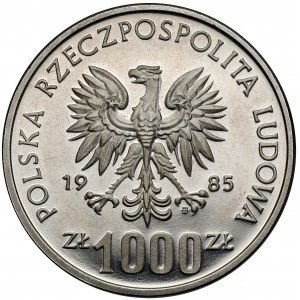 Próba NIKIEL 1.000 złotych 1985 Centrum Zdrowia Matki Polki