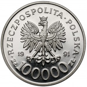 Próba NIKIEL 100.000 złotych 1991 Narwik