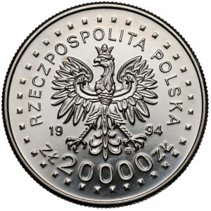 NIKIEL 20 000 échantillon d'or 1994 Insurrection de Kościuszko