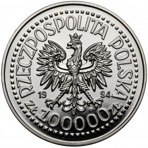NIKIEL 100,000 gold sample 1994 Warsaw Uprising