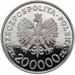 Próba NIKIEL 200.000 złotych 1991 Konstytucja 3 Maja