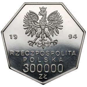 Próba NIKIEL 300.000 złotych 1994 Bank Polski