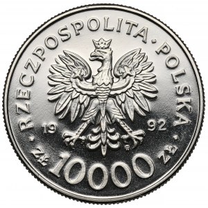 Próba NIKIEL 10.000 złotych 1992 Władysław III Warneńczyk