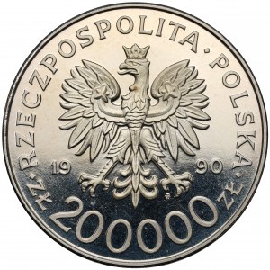 Próba NIKIEL 200.000 złotych 1990 Komorowski Bór