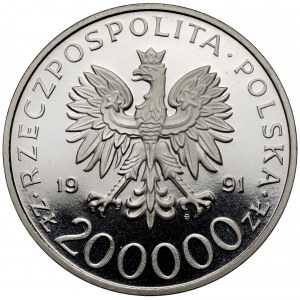 Próba NIKIEL 200.000 złotych 1991 Okulicki Niedźwiadek