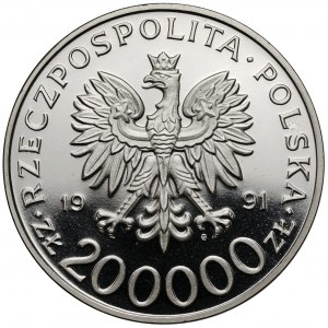 Próba NIKIEL 200.000 złotych 1991 Tokarzewski-Karaszewicz Torwid