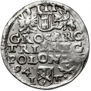 Sigismund III Vasa, Trojak Wschowa 1594 - rare