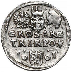 Zygmunt III Waza, Trojak Wschowa 1601 - gwiazda