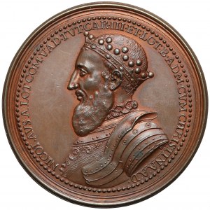 Frankreich, Karl III. und Christine von Dänemark, Medaille ohne Datum - späterer Druck (19. Jahrhundert).