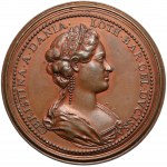 Francja, Karol III i Krystyna Duńska, Medal bez daty - późniejsza odbitka (XVIII-XIXw.)