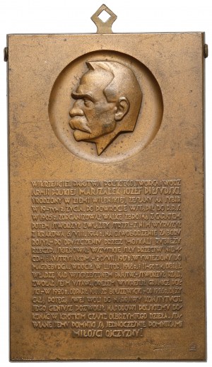 MW placard (102x60), J. Pilsudski, Resurrector of the State 1931