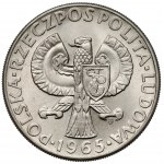 Próba CuNi 10 złotych 1965, 700 lat Warszawy - Syrena
