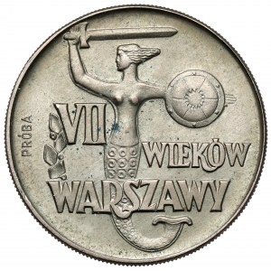 Próba CuNi 10 złotych 1965, VII wieków Warszawy - Syrena