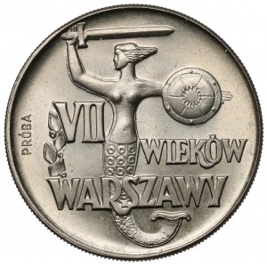 Próba CuNi 10 złotych 1965, VII wieków Warszawy - Syrena