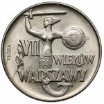 Próba CuNi 10 złotych 1965, VII wieków Warszawy - Syrena