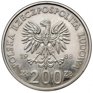 Próba CuNi 200 złotych 1988 XIV MŚ w Piłce Nożnej Włochy