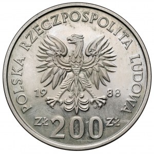 Próba CuNi 200 złotych 1988 XIV MŚ w Piłce Nożnej Włochy