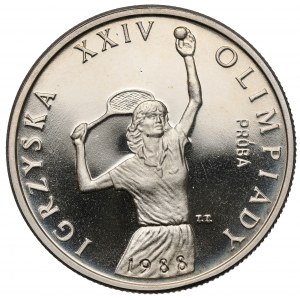 Próba CuNi 200 złotych 1987 Igrzyska XXIV Olimpiady - Tenisistka