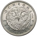 Próba CuNi 200 złotych 1986 Głowa sowy