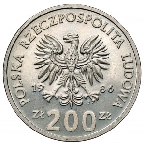 Próba CuNi 200 złotych 1986 Władysław I Łokietek