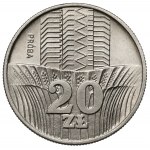 Próba CuNi 20 złotych 1973 Wieżowiec