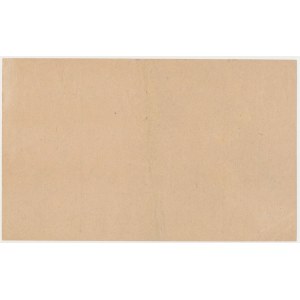 Kraków, Karta poboru spirytusu denaturowanego, na czas po koniec r. 1919