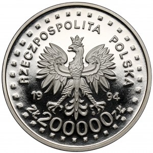 NIKIEL 200,000 zloty sample 1994 Kosciuszko Uprising