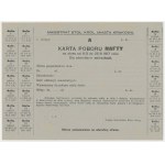 Kraków, Karta poboru nafty - A, okres 11/2 - 25/8 1917