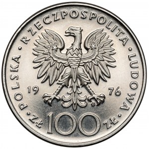 Próba NIKIEL 100 złotych 1976 Tadeusz Kościuszko