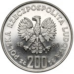 Próba NIKIEL 200 złotych 1980 Kazimierz I Odnowiciel - popiersie