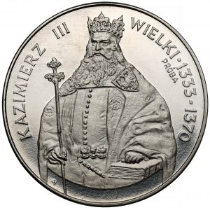 Próba NIKIEL 1.000 złotych 1987 Kazimierz III Wielki