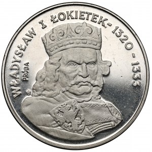 Próba NIKIEL 500 złotych 1986 Władysław I Łokietek