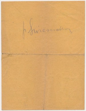 U.Z.P.P., Karta mięsna, Sklep No 6., okres wrzesień 1919