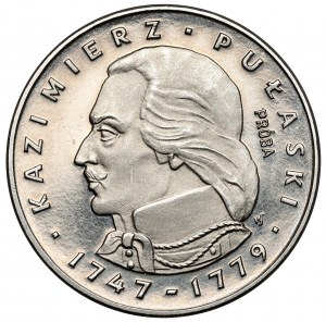 Próba NIKIEL 100 złotych 1976 Pułaski - w lewo