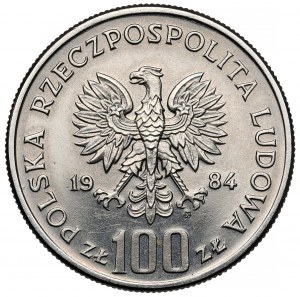 NIKIEL 100 gold sample 1984, 40 years of communist Poland
