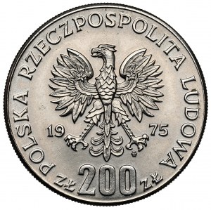 NIKIEL 200 zloty Probe 1975 Sieg über den Faschismus