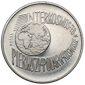 Próba NIKIEL 100 złotych 1978 Interkosmos