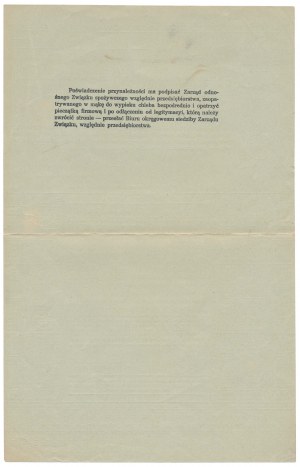 Krakau, Legitymacya do poboru chleba, Zeitraum 20/5 bis 27/10 1917 + Mitgliedsbescheinigung