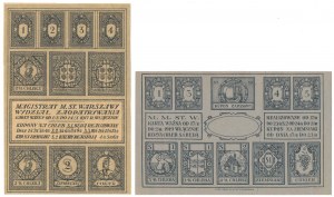 Warsaw, Food cards, period 25 and 88 (2pcs)