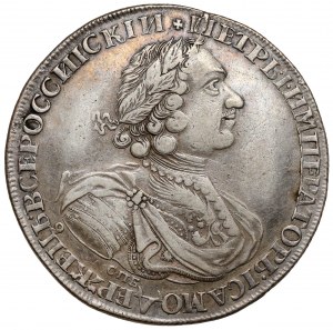 Rosja, Piotr I, Rubel 1724, Petersburg - 