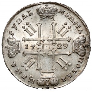 Rosja, Piotr II, Rubel 1729, Moskwa