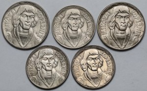 10 gold 1959-1969 Copernicus - set (5pcs)