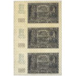 20 złotych 1940 - nierozcięte 3 sztuki - bez serii i numeracji