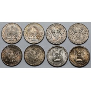 10 złotych 1967-1970 Okolicznościowe - zestaw (8szt)