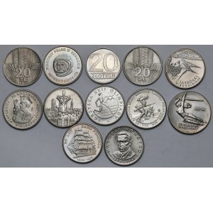 10-20.000 złotych 1965-1993 - zestaw (12szt)